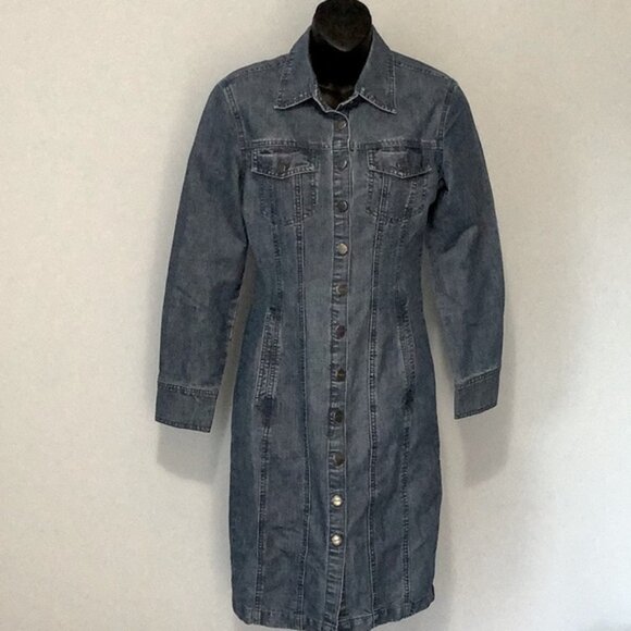 VINTAGE DENIM Shirtdress Imported - Picture 6 of 15